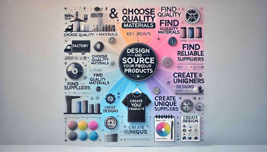 Design and Source Your Products for small clothing business